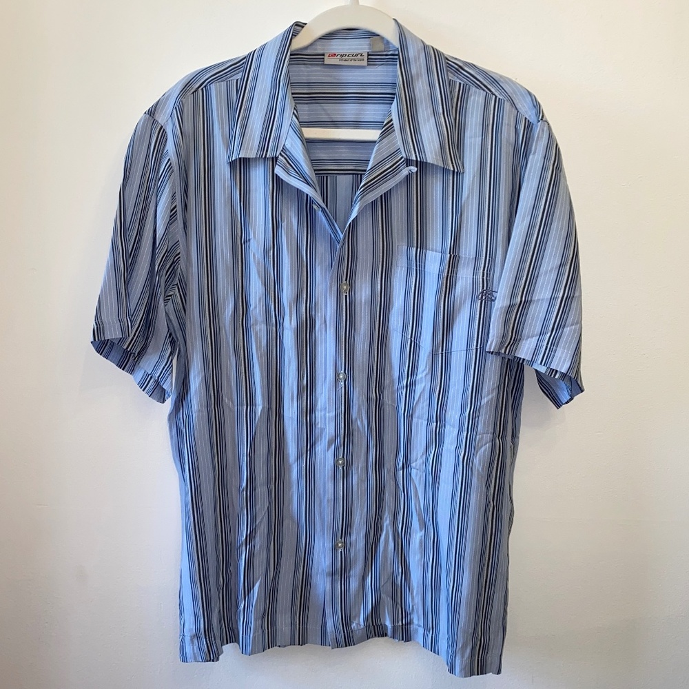 Men's Rip Curl button down stripe shirt